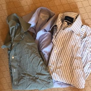 3 Men’s Designer dress shirts in EUC